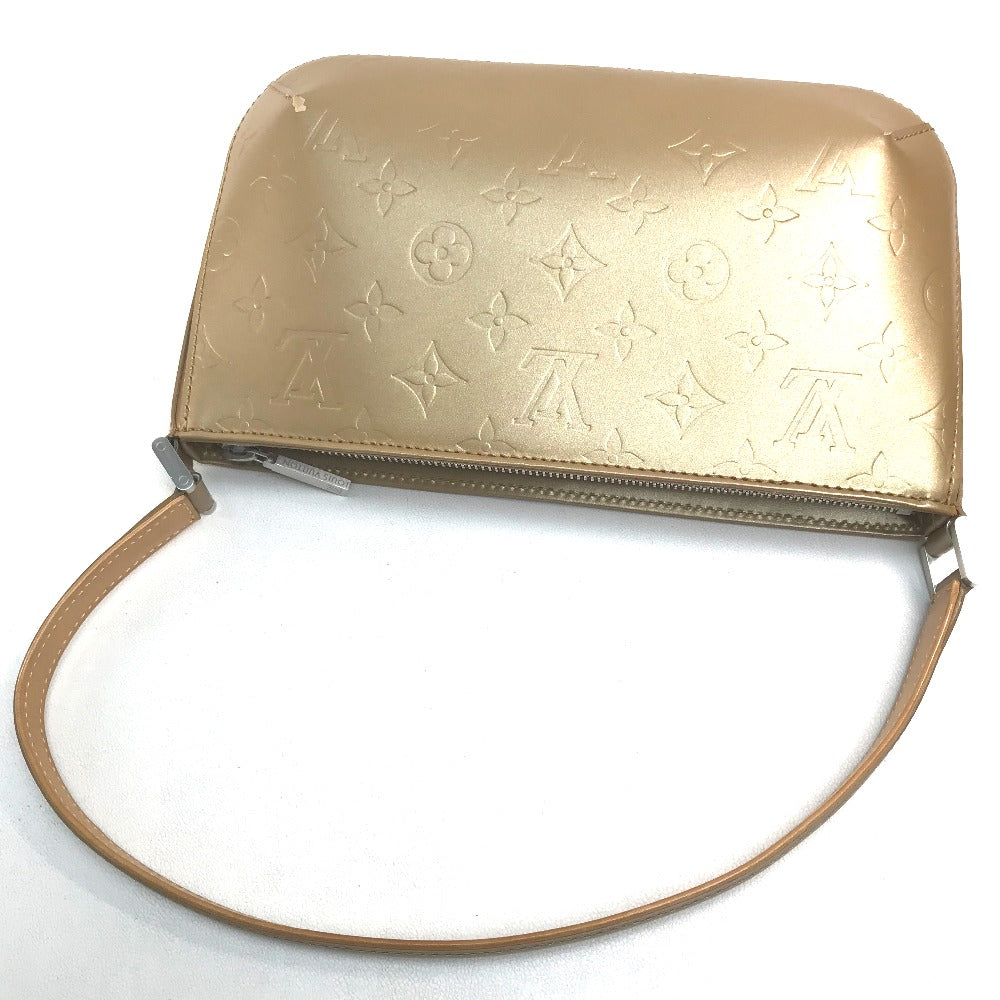 LOUIS VUITTON Shoulder Bag M55147 Monogram mat leather gold Monogram mat Fowler Women Used Authentic