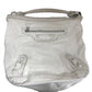 BALENCIAGA Shoulder Bag 204527 lambskin white Covered Giant Day Editors Women Used Authentic