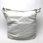 BALENCIAGA Shoulder Bag 204527 lambskin white Covered Giant Day Editors Women Used Authentic