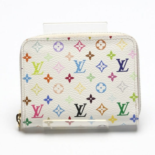 LOUIS VUITTON Coin case M93741 Monogram multicolor multicolor Zip around purse Wallet Women Used Authentic