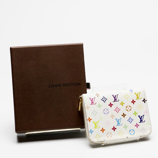 LOUIS VUITTON Coin case M93741 Monogram multicolor multicolor Zip around purse Wallet Women Used Authentic