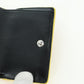 BALENCIAGA Mini Wallet Trifold Leather Yellow Silver