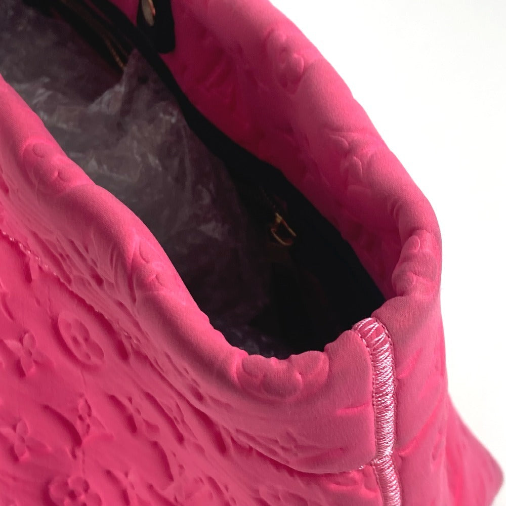 LOUIS VUITTON Shoulder Bag M92802 microfiber pink Cruise line Scuba MM