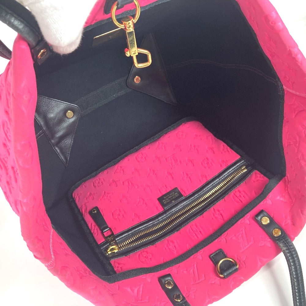 LOUIS VUITTON Shoulder Bag M92802 microfiber pink Cruise line Scuba MM