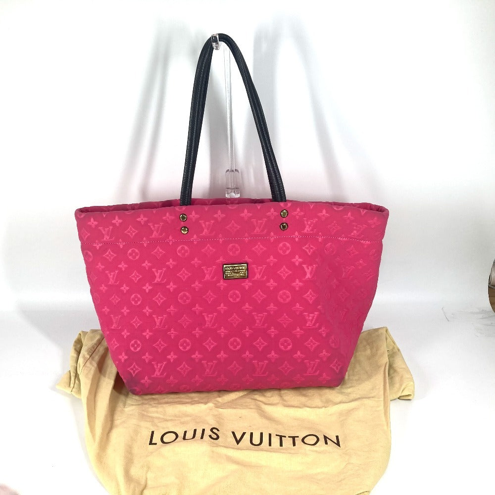 LOUIS VUITTON Shoulder Bag M92802 microfiber pink Cruise line Scuba MM