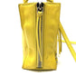 BALENCIAGA Shoulder Bag 357333 leather yellow Tote Bag Paper mini Women Used Authentic