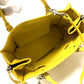 BALENCIAGA Shoulder Bag 357333 leather yellow Tote Bag Paper mini Women Used Authentic