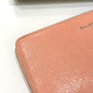 BALENCIAGA Long Wallet Purse 419805 leather pink beige Exclusive Wallet Women Used Authentic