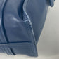 BALENCIAGA Tote Bag 443096 leather Navy Bazaar Shopper S Women Used Authentic