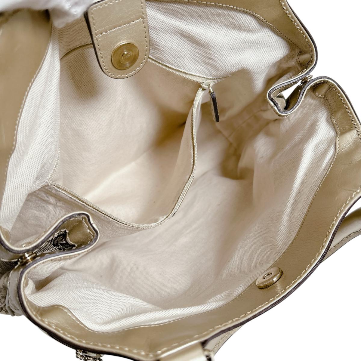 GUCCI Tote Bag 211944 GG canvas beige GG canvas Sukey bag