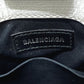 BALENCIAGA Tote Bag 593826 leather white Everyday Shopping Phone Shoulder Women Used Authentic