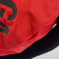BALENCIAGA Backpack 507460 Nylon Red Bicolor Bag Wheel logo mens Used Authentic