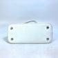 BALENCIAGA Handbag 550645 leather white Bicolor Bag Ville top handle S Women Used Authentic