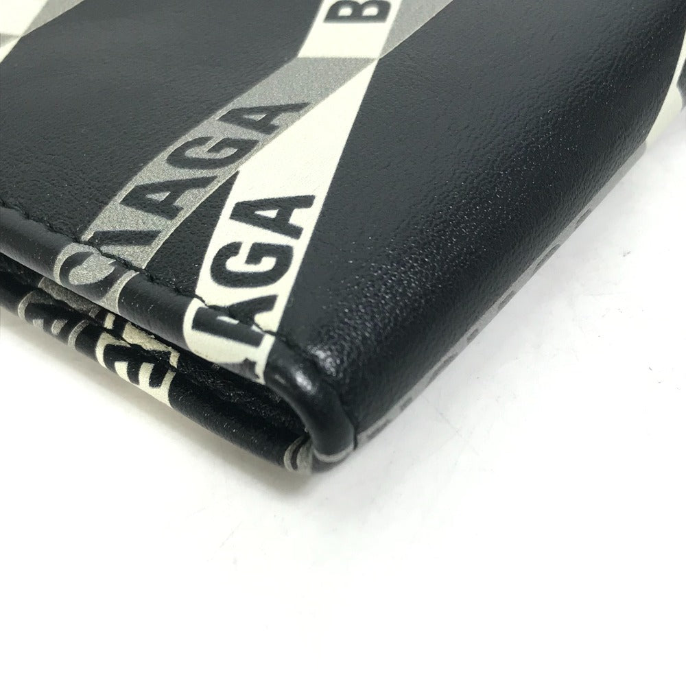 BALENCIAGA Shoulder Bag 541567 leather black Pouch Pochette Wallet Explorer Shoulder Wallet mens Used Authentic
