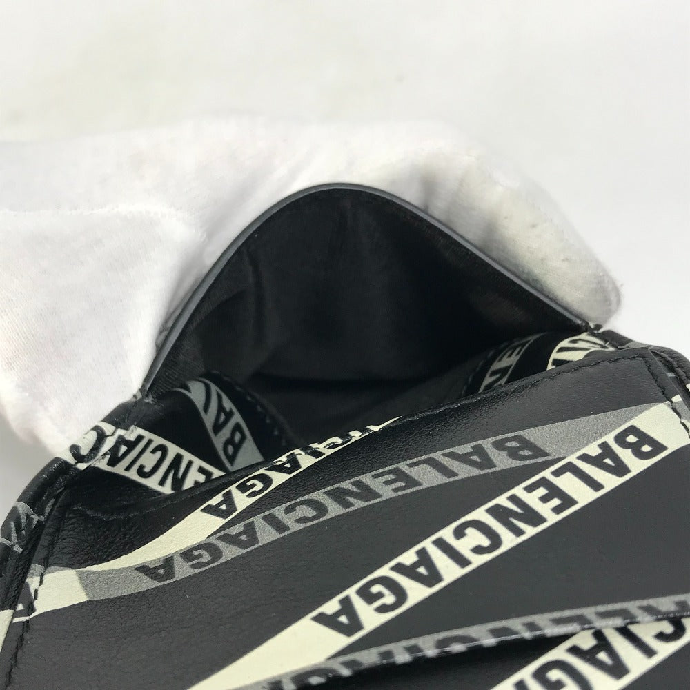 BALENCIAGA Shoulder Bag 541567 leather black Pouch Pochette Wallet Explorer Shoulder Wallet mens Used Authentic