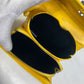 BALENCIAGA Shoulder Bag 592898 leather yellow Bag 2WAY bag clutch bag B logo Women Used Authentic