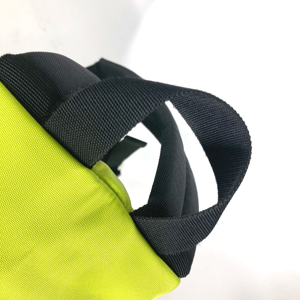 BALENCIAGA Backpack 558163 Nylon canvas yellow Explorer logo mens(Unisex) Used Authentic