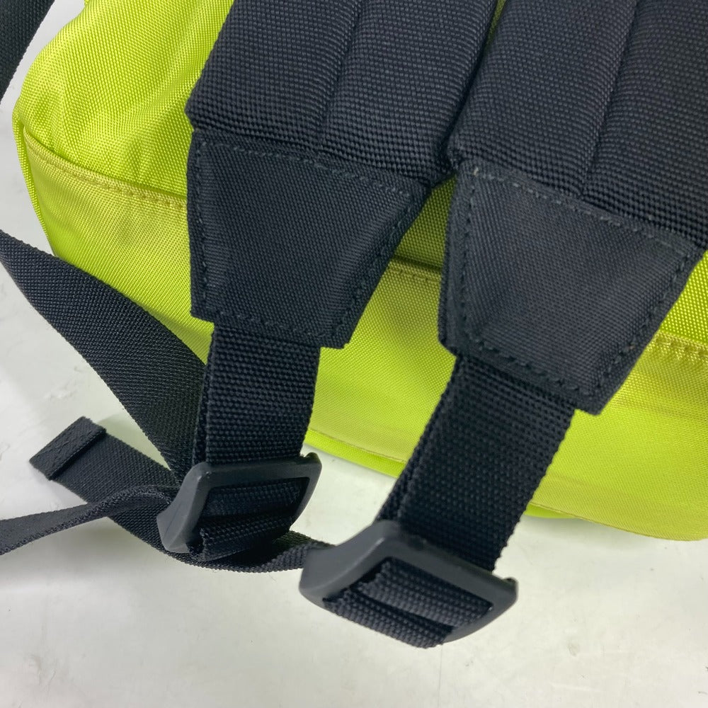 BALENCIAGA Backpack 558163 Nylon canvas yellow Explorer logo mens(Unisex) Used Authentic
