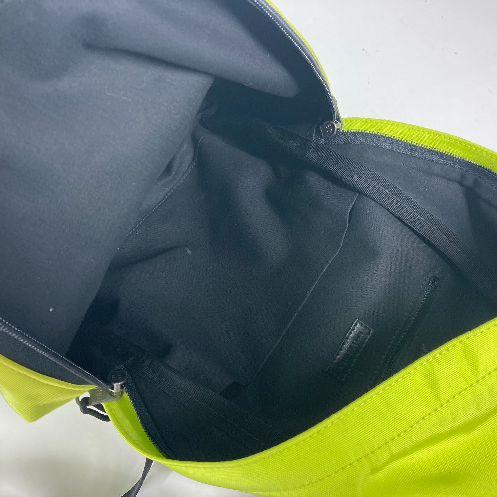 BALENCIAGA Backpack 558163 Nylon canvas yellow Explorer logo mens(Unisex) Used Authentic