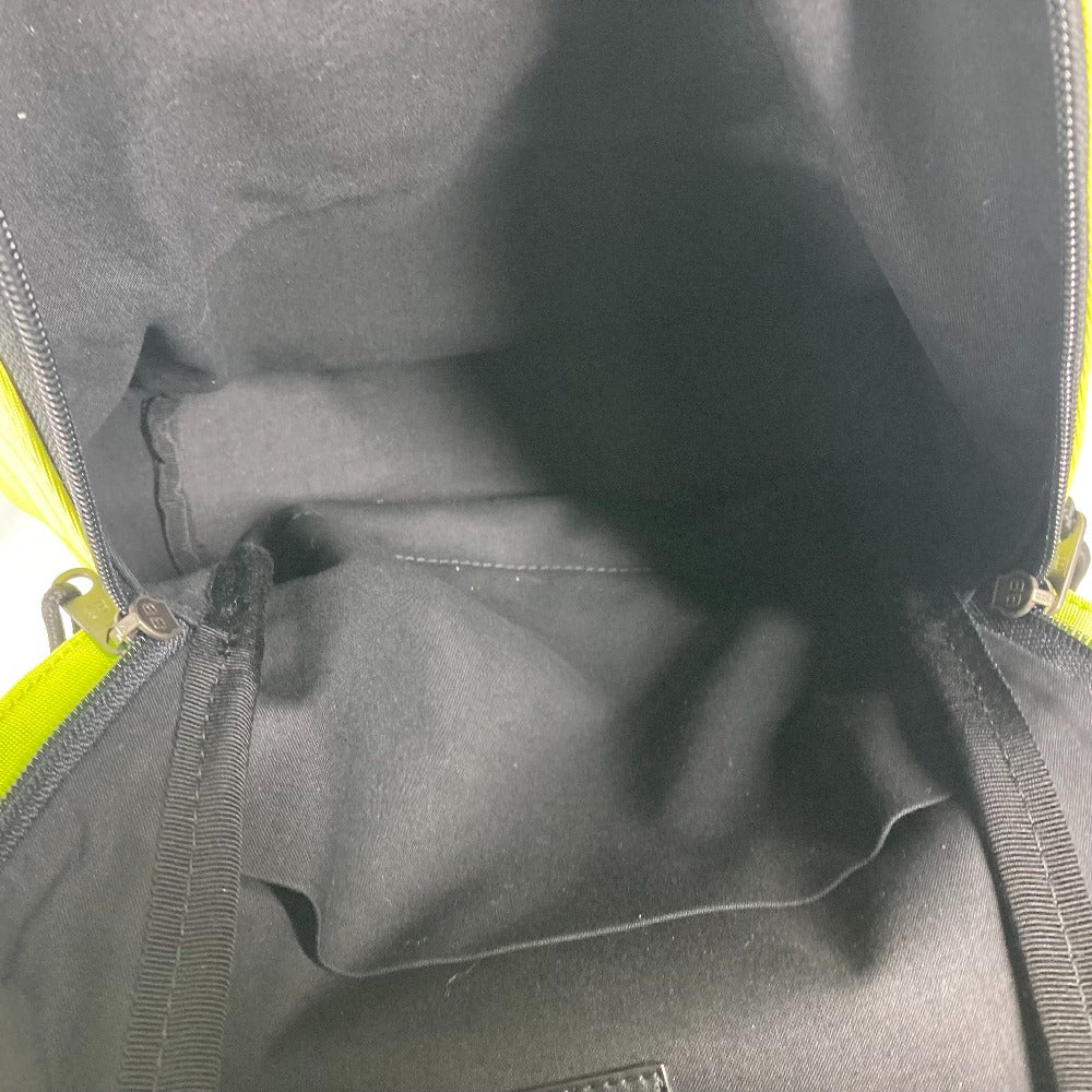 BALENCIAGA Backpack 558163 Nylon canvas yellow Explorer logo mens(Unisex) Used Authentic