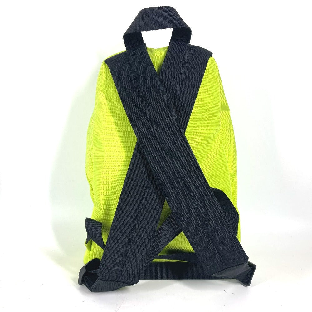 BALENCIAGA Backpack 558163 Nylon canvas yellow Explorer logo mens(Unisex) Used Authentic