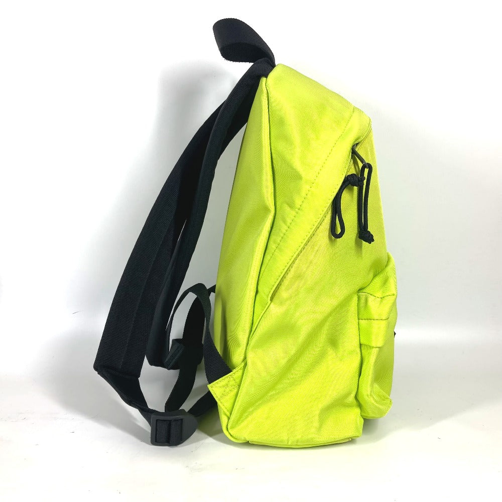 BALENCIAGA Backpack 558163 Nylon canvas yellow Explorer logo mens(Unisex) Used Authentic