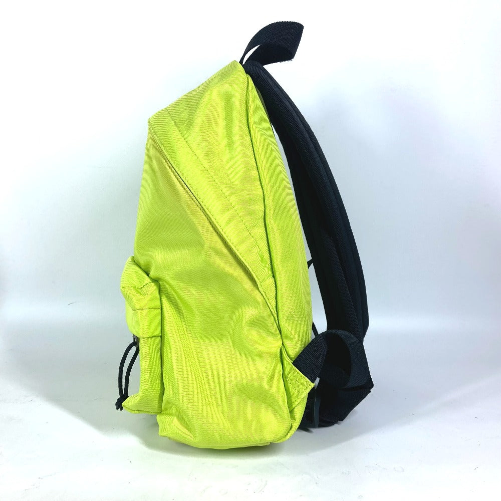BALENCIAGA Backpack 558163 Nylon canvas yellow Explorer logo mens(Unisex) Used Authentic