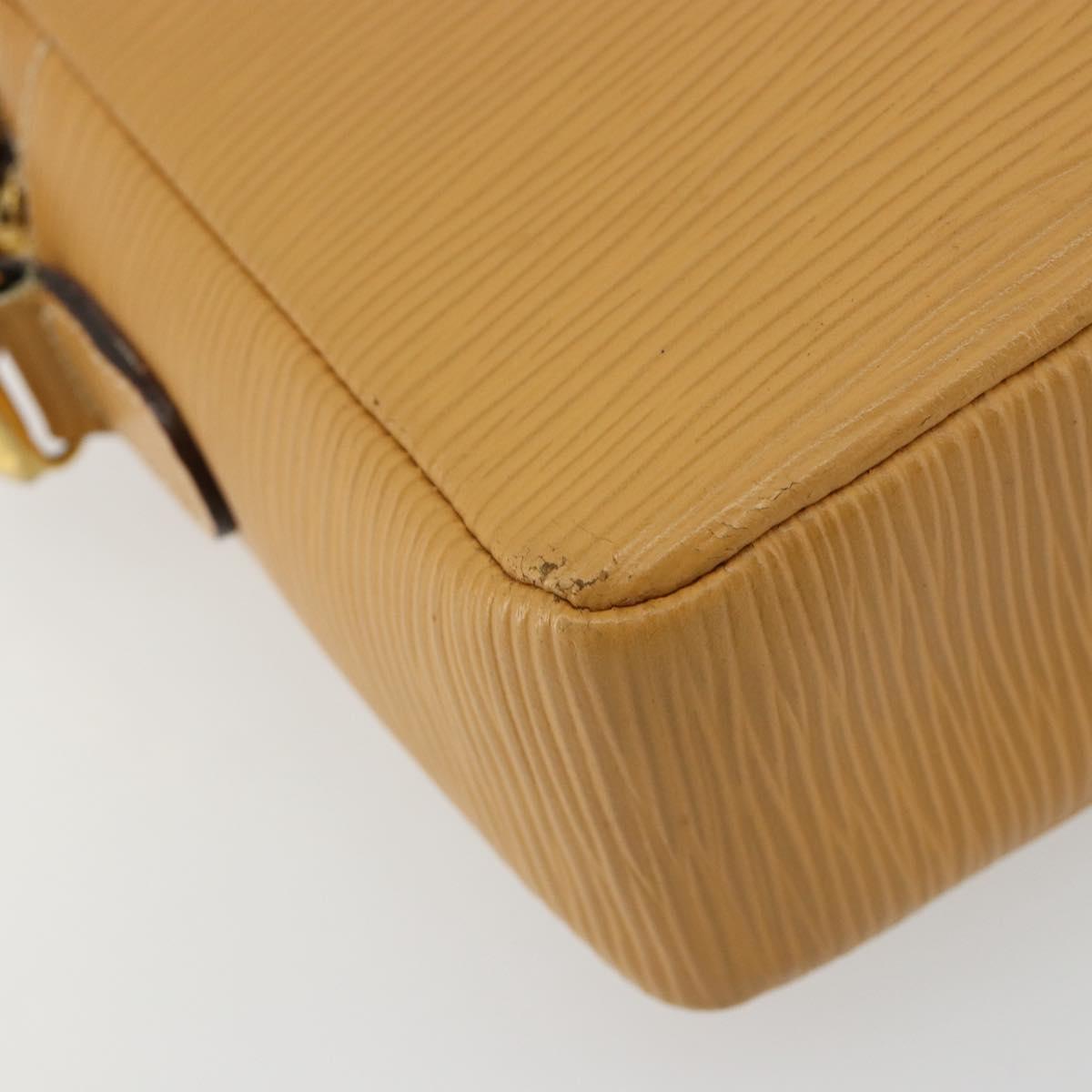 FENDI Shoulder Bag Leather Beige Gold
