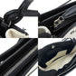 BALENCIAGA Shoulder Bag 390641 Canvas, Leather Ivory Navy Pochette Women Used Authentic