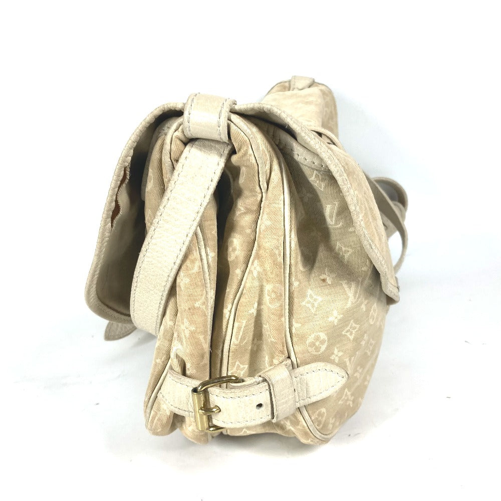LOUIS VUITTON Shoulder Bag M95314 Monogram Mini-LinCanvas beige Monogram mini run Saumur 30 Women Used Authentic