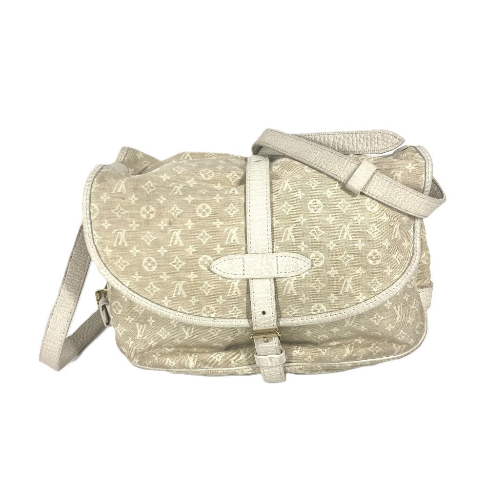 LOUIS VUITTON Shoulder Bag M95314 Monogram Mini-LinCanvas beige Monogram mini run Saumur 30