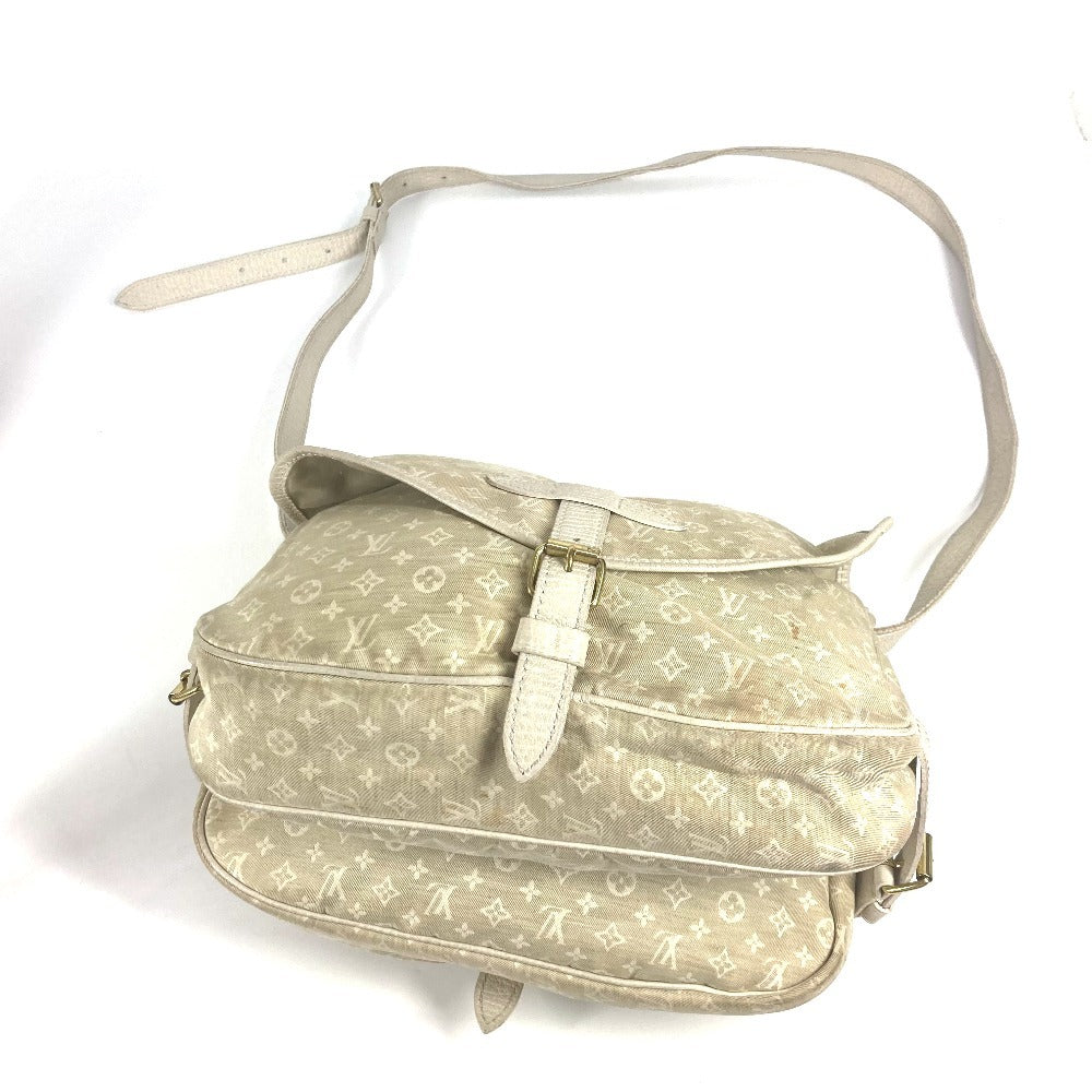 LOUIS VUITTON Shoulder Bag M95314 Monogram Mini-LinCanvas beige Monogram mini run Saumur 30