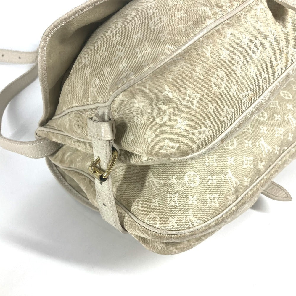 LOUIS VUITTON Shoulder Bag M95314 Monogram Mini-LinCanvas beige Monogram mini run Saumur 30