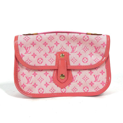 LOUIS VUITTON Pouch M92934 Monogram mini canvas pink Monogram mini Truth Mary Kate Women Used Authentic
