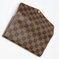 LOUIS VUITTON Long Wallet Purse N60114 Damier canvas Brown x pink Damier Rose Valerie