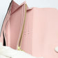 LOUIS VUITTON Long Wallet Purse N60114 Damier canvas Brown x pink Damier Rose Valerie