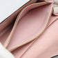 LOUIS VUITTON Long Wallet Purse N60114 Damier canvas Brown x pink Damier Rose Valerie