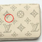 LOUIS VUITTON Long Wallet Purse ‚l61868 Monogram Mahina Magnolia Zip Around Monogram Mahina Zippy wallet Women Used Authentic