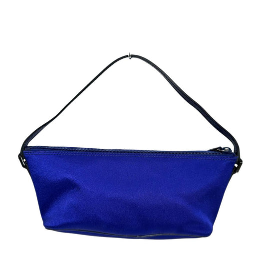 GUCCI Pouch 039-1103 Satin, Leather blue Pouch Hand pouch unisex(Unisex) Used Authentic