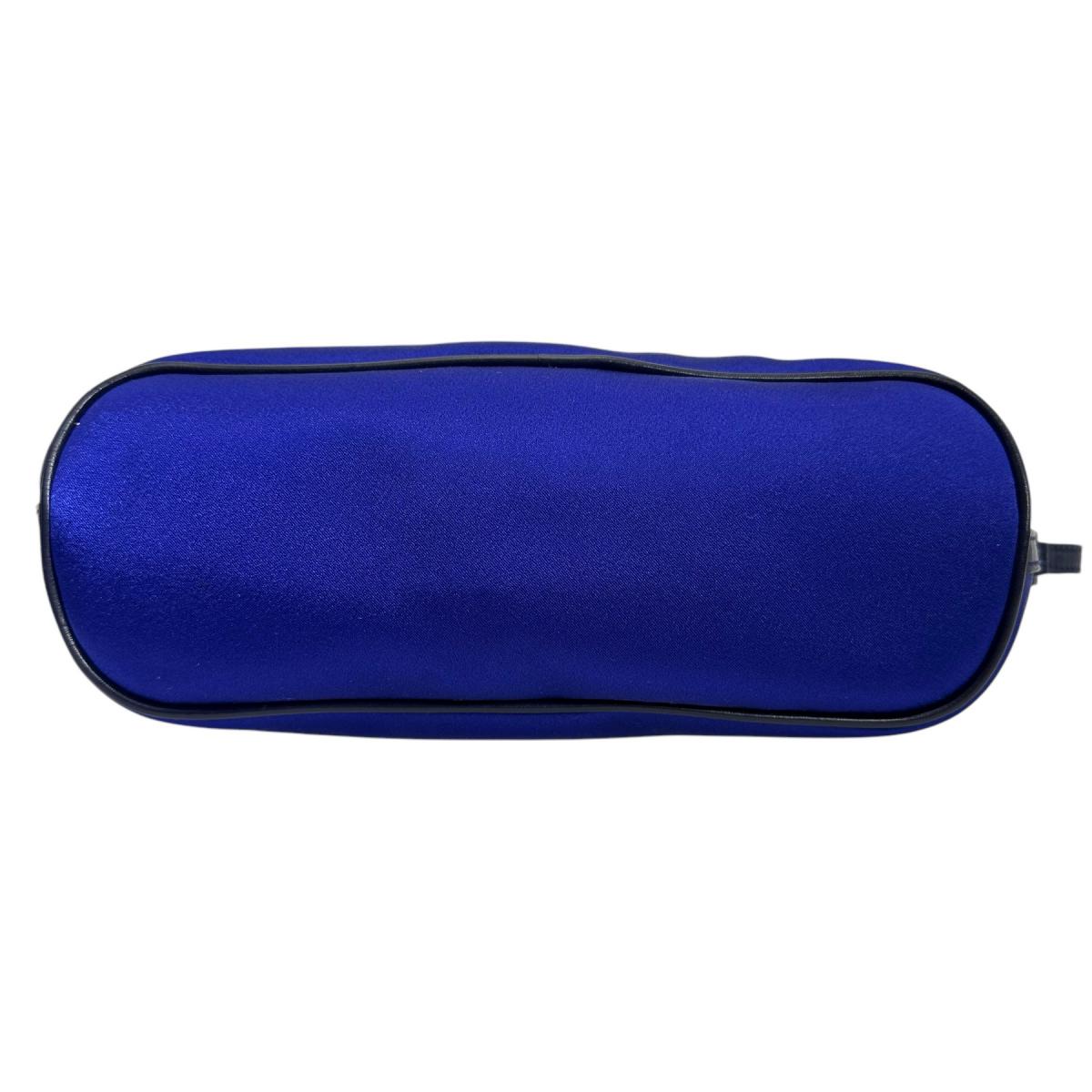 GUCCI Pouch 039-1103 Satin, Leather blue Pouch Hand pouch unisex(Unisex) Used Authentic
