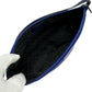 GUCCI Pouch 039-1103 Satin, Leather blue Pouch Hand pouch unisex(Unisex) Used Authentic