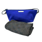 GUCCI Pouch 039-1103 Satin, Leather blue Pouch Hand pouch unisex(Unisex) Used Authentic