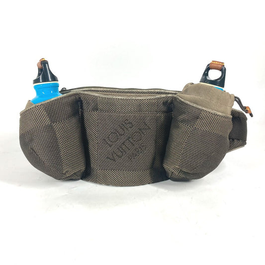 LOUIS VUITTON Sling bag M93211 Damier Jean Canvas beige Damier Jean Suntur Jogging mens Used Authentic