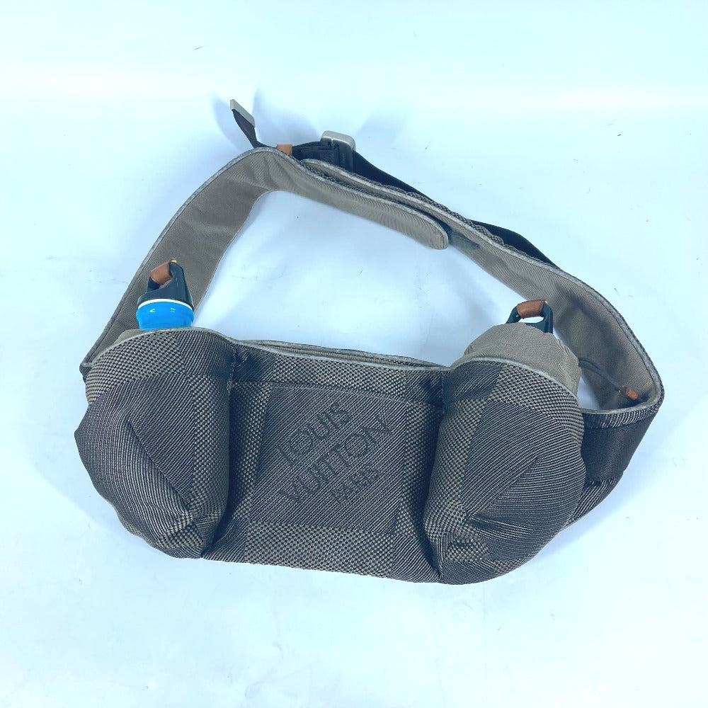 LOUIS VUITTON Sling bag M93211 Damier Jean Canvas beige Damier Jean Suntur Jogging mens Used Authentic