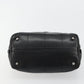 CHANEL Handbag Caviar Skin Black Silver CC
