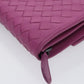 BOTTEGA VENETA Intecciato Long Wallet Leather Purple