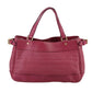 BURBERRY Blue Label Leather Hand Bag Pink Gold