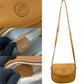 GUCCI Shoulder Bag leather Brown GG logo Women Used Authentic