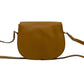 GUCCI Shoulder Bag leather Brown GG logo Women Used Authentic