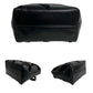 CELINE Shoulder Bag Calfskin black Arc de Triomphe Motif Circle Metal Women Used Authentic